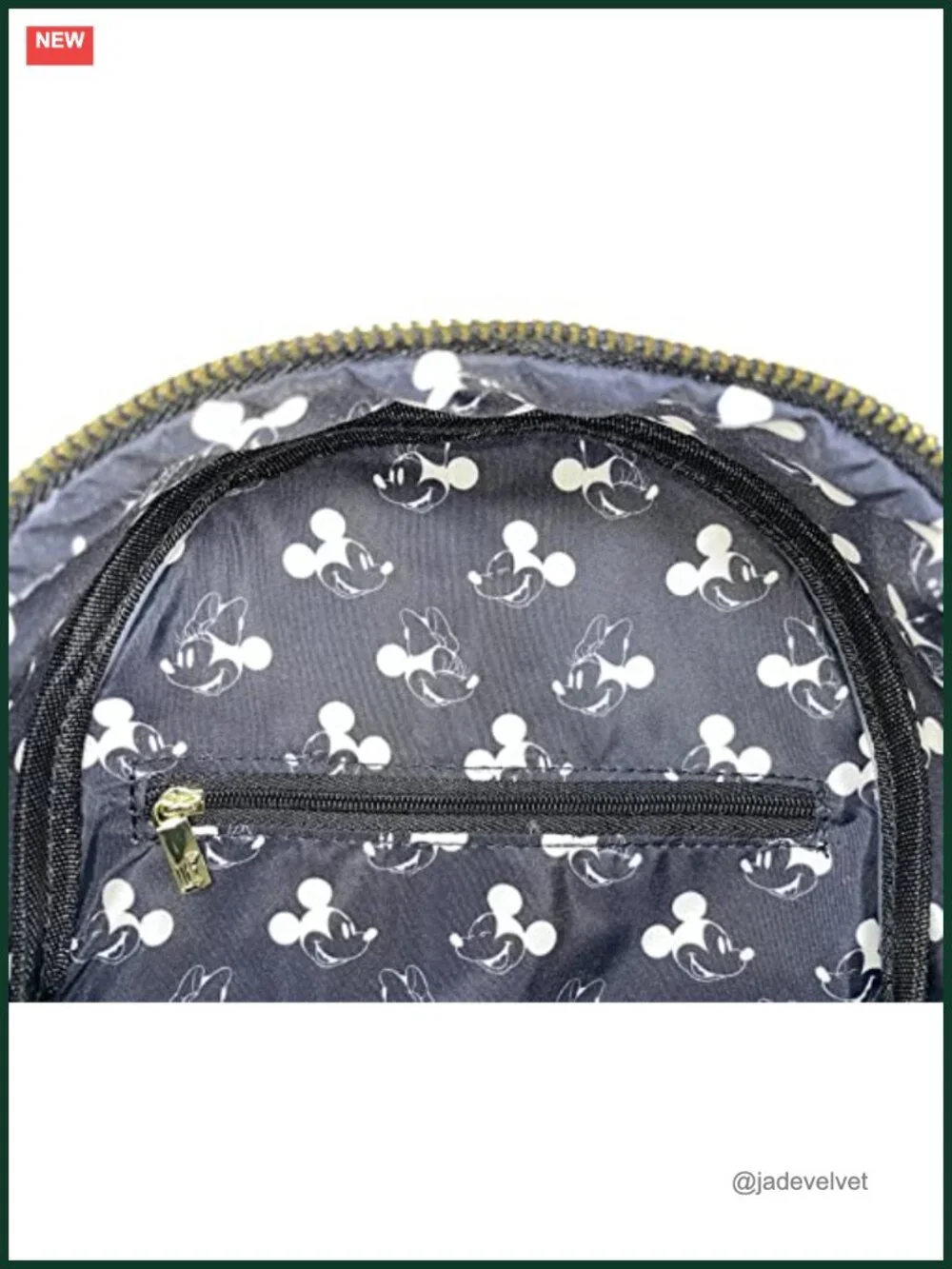 Loungefy Disney Mickey Mouse Minnie Allover Debossed Faux Leather Shoulder Bag